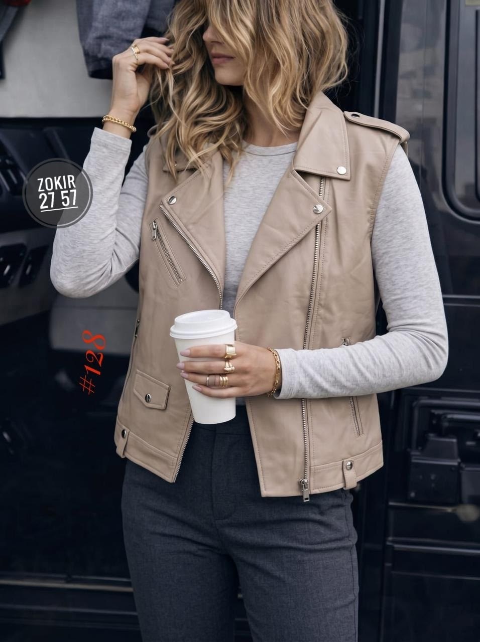 кожаная жилетка,кожаный жилет,жилет кожаный женский,кожаная жилетка женская,кожаная безрукавка