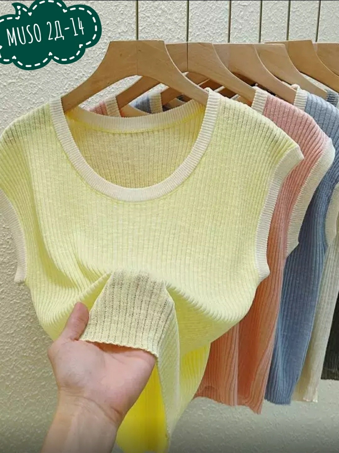 трикотажный топ,вязаная футболка,женская майка,топ с круглым вырезом,футболки женская