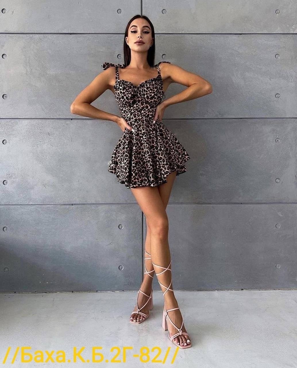 платье с леопардовым принтом,платье леопардовое,летнее платье короткое,сарафан женский,платье леопардовое мини