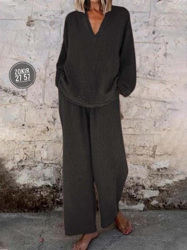 брючный костюм повседневный,брюки широкого кроя,пижама для женщин,костюм с брюками,домашние костюмы