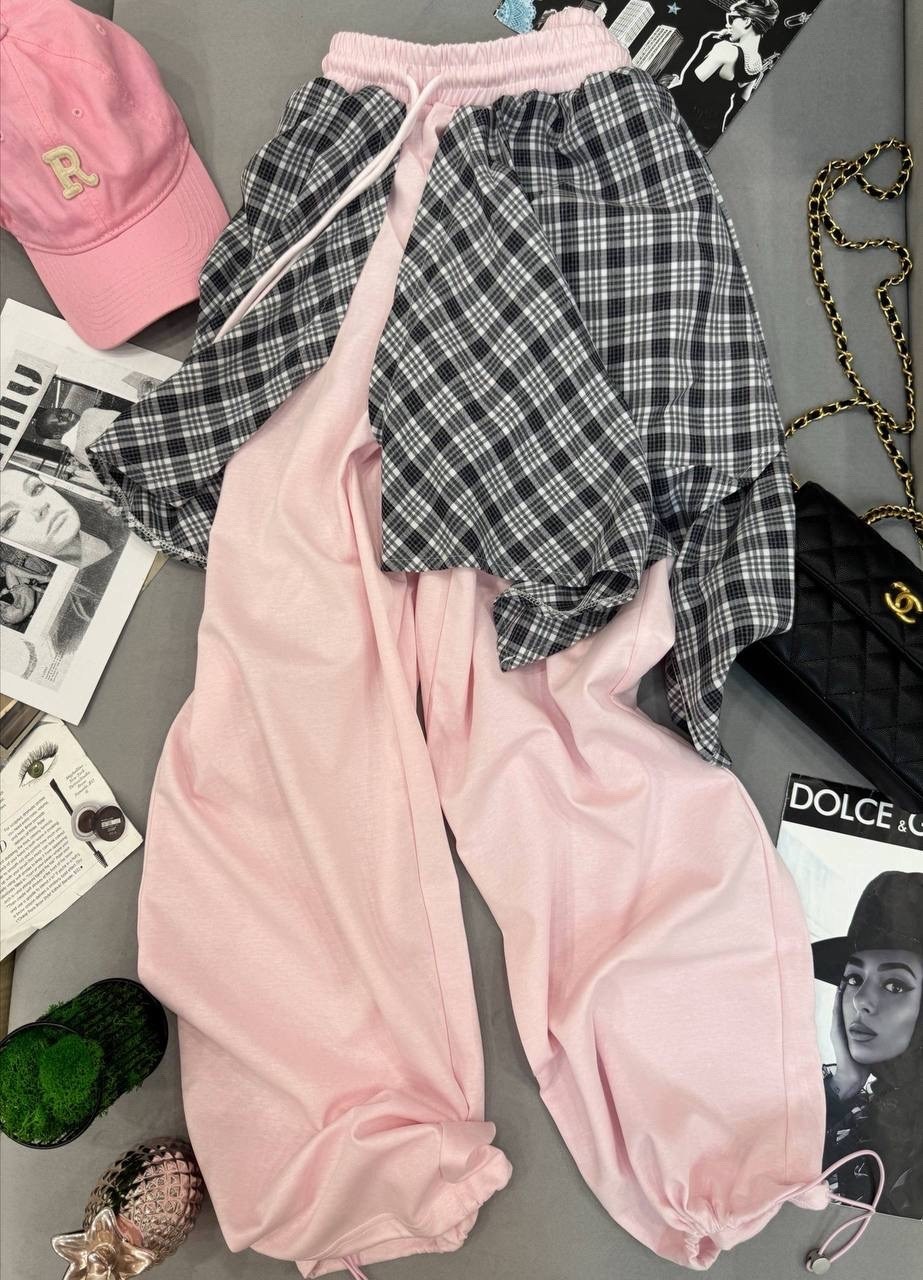 штаны оверсайз,брюки джоггеры,штаны розовые,джоггеры оверсайз,широкие штаны