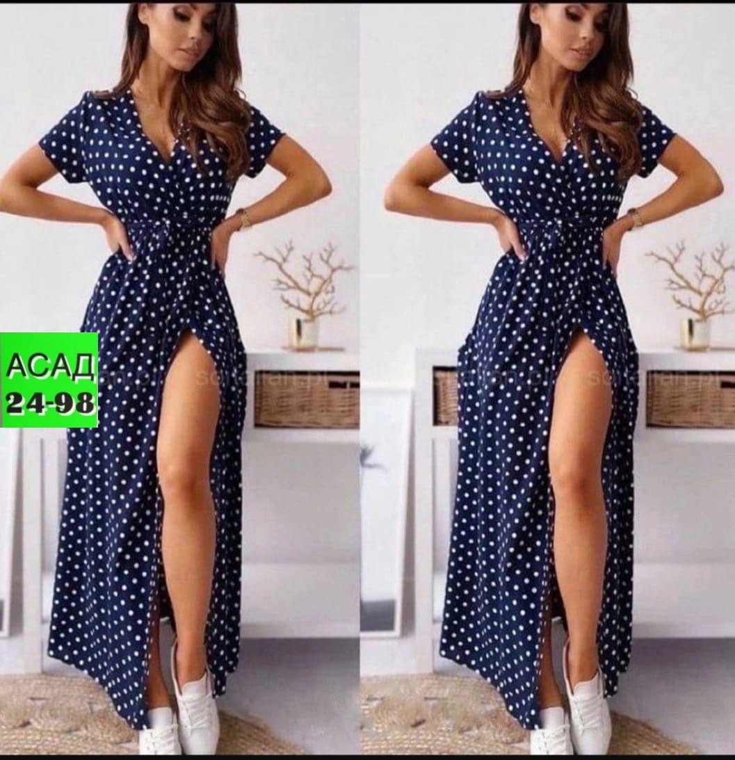 платье летнее женское,длинные платья в горошек,ткань софт платье в горошек,платье женское в горошек,летнее платье