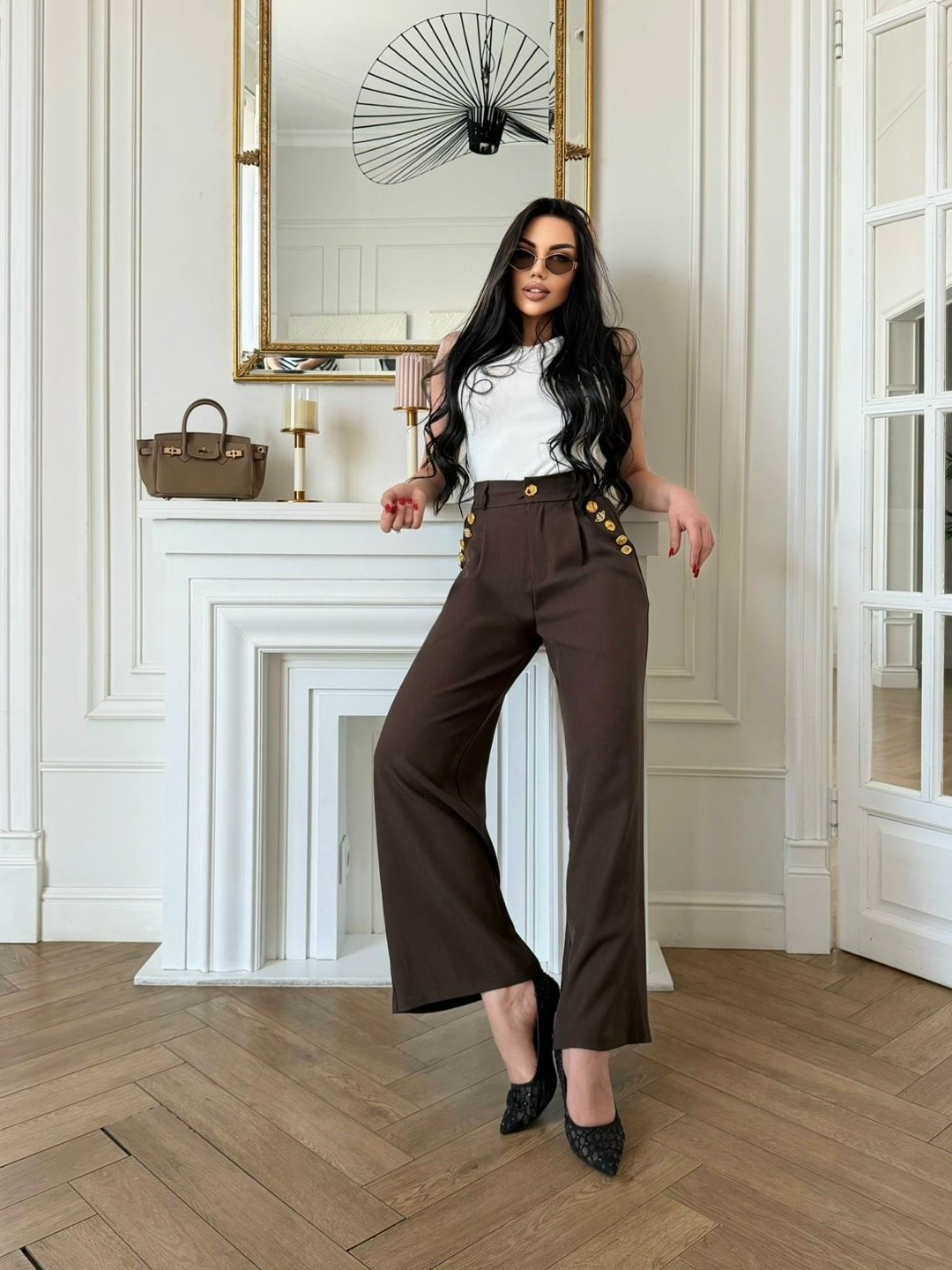 элегантные брюки,брюки палаццо,широкие брюки,повседневные брюки,брюки палаццо женские