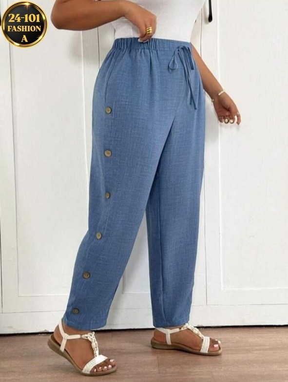 брюки для женщин,модные брюки,брюки женские,свободные брюки,брюки на пуговицах