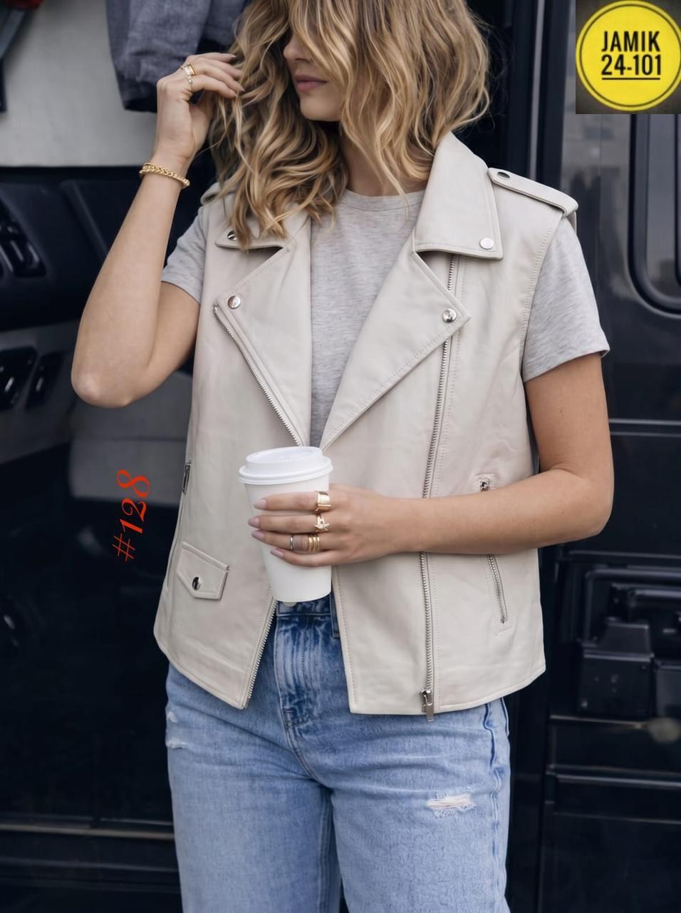 жилет кожаный женский,кожаная жилетка,кожаный жилет,жилет косуха,куртка косуха