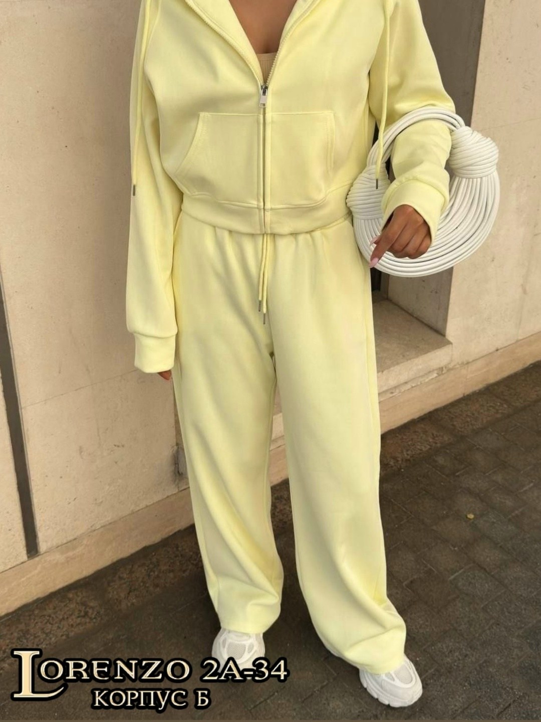 спортивные костюмы женские,костюм спортивный со штанами палаццо и зип худи micca 362768683,костюм спортивный со штанами палаццо и зип худи micca цвет желтый,спортивные костюм,женский спортивный костюм