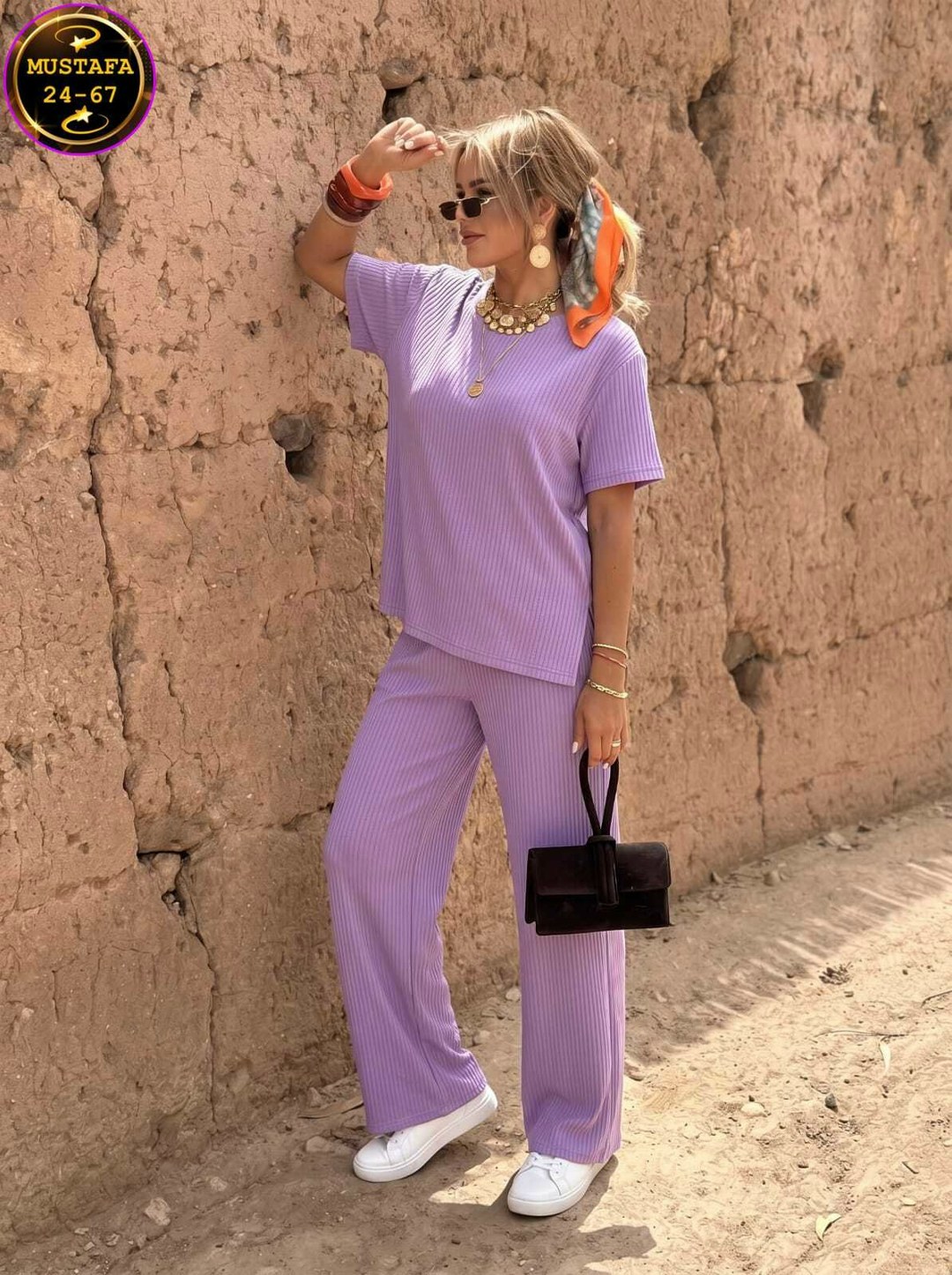 костюм женский,трикотажные костюмы,трикотажный брючный костюм,женский костюм свободного кроя,костюм лавандовый