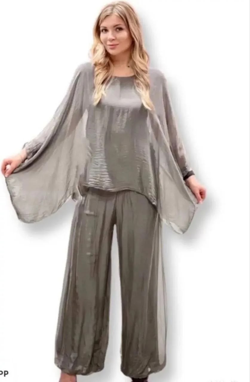 шелковый костюм,костюм вечерний праздничный annaart line 356563794,костюм шелковый с брюками,костюм праздничный вечерний annaart line 430386640