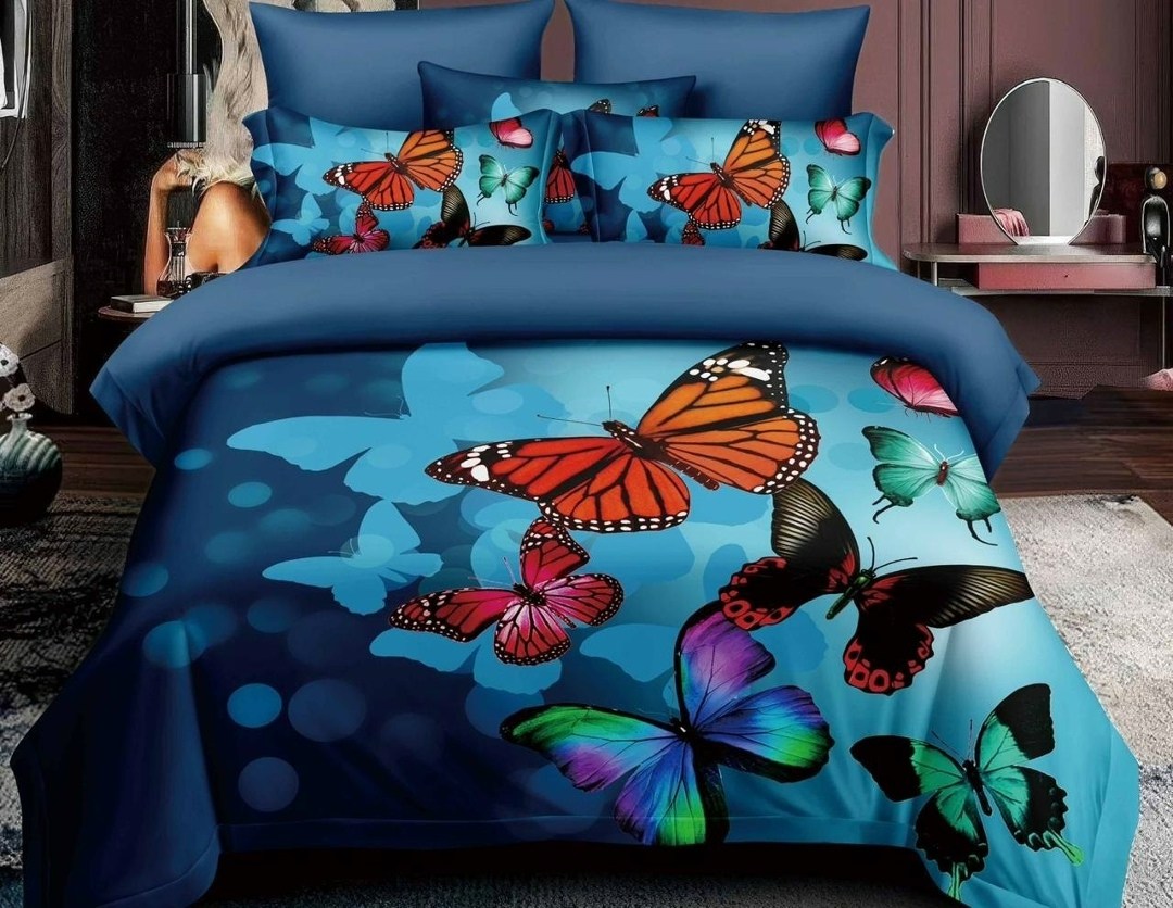 комплект постельного белья,комплект постельного белья love 1.5 спальный поплин темно-синее звезды,постельное белье 1 5 спальное,комплект постельного белья love поплин 2 спальный черные звезды,комплект