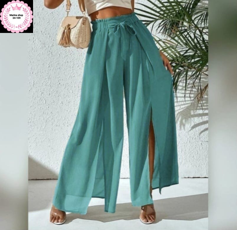 брюки широкие,брюки на завязках,модные брюки,брюки с запахом,брюки с широкими штанинами