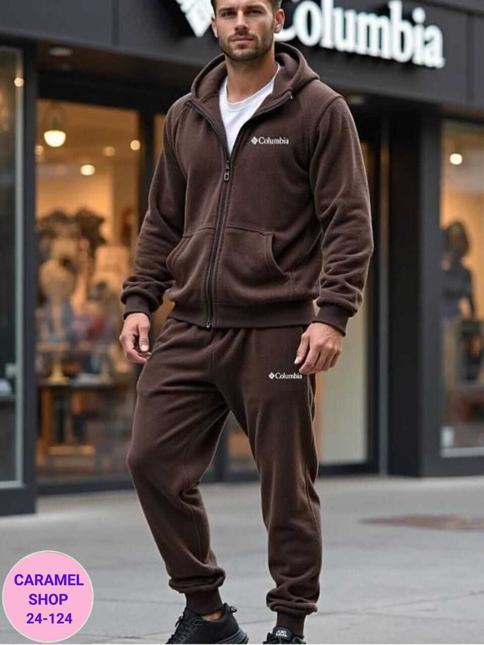 спортивные костюмы двойка,спортивный костюм мужской демисезонный на флисе коричневого цвета,флисовые костюмы мужские спортивные,одежда спортивная,мужской теплый спортивный костюм