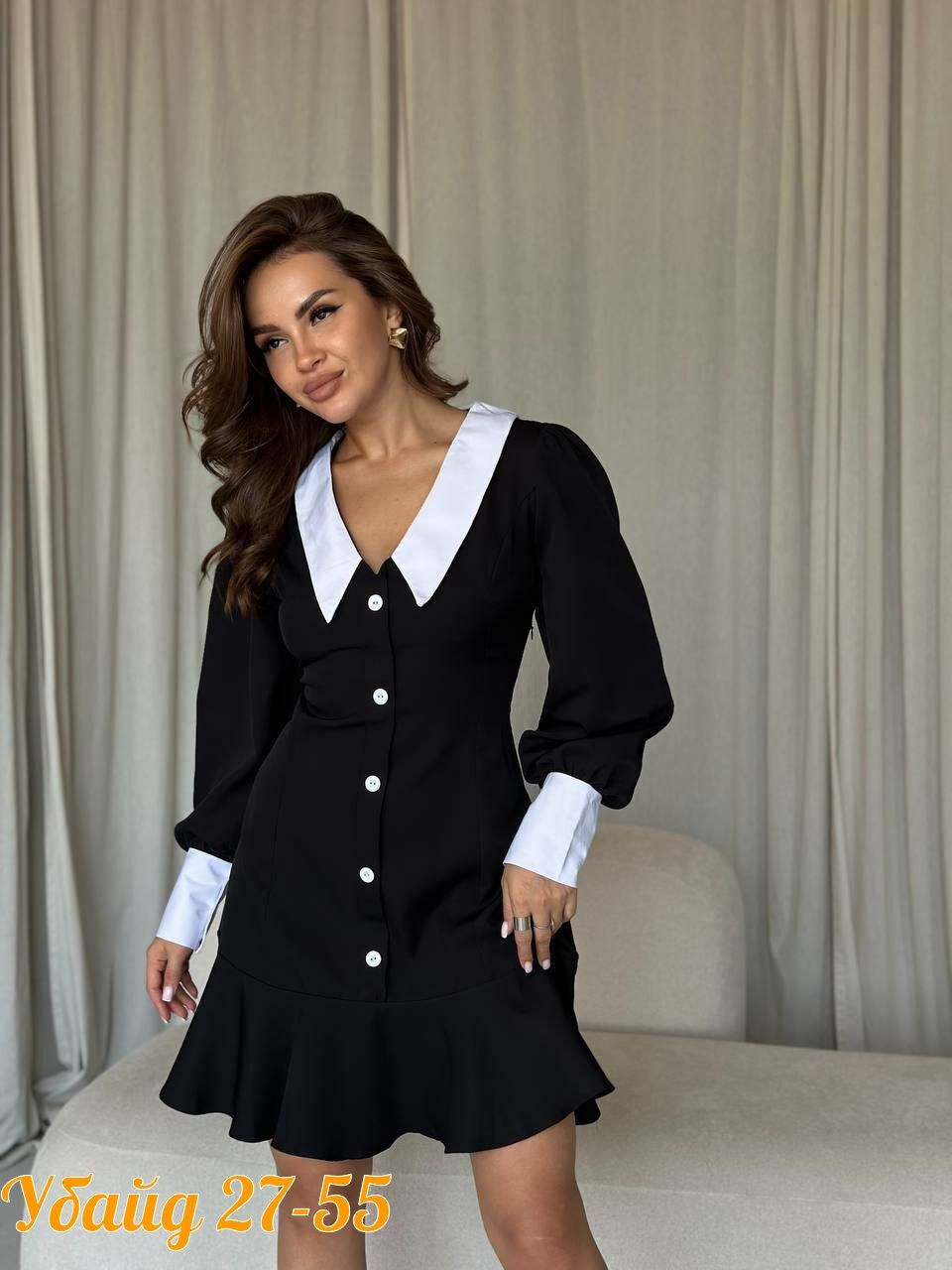 платье женское с воротником,платье стильное,платье с воротником,платье женской,