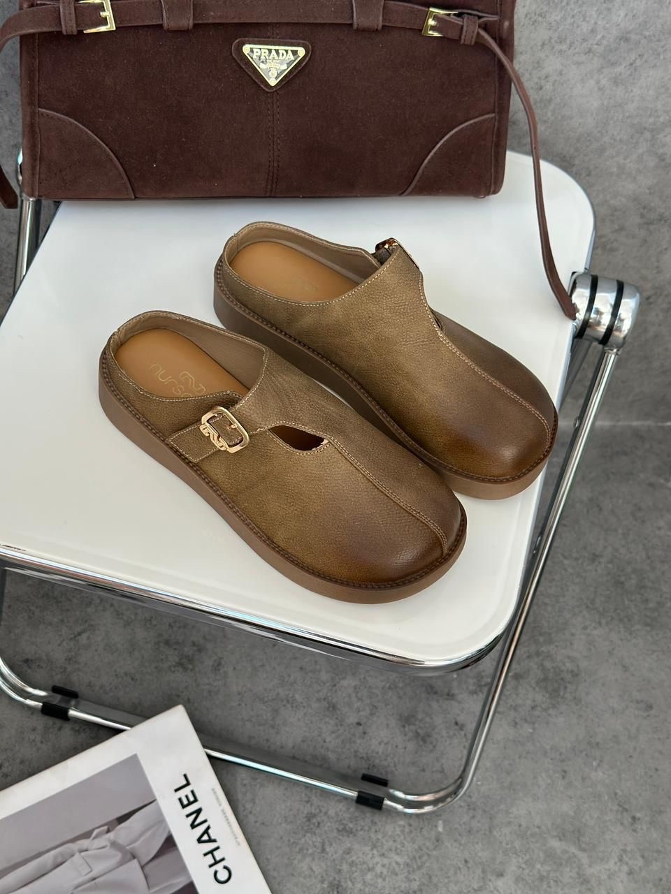 ,шлепанцы женские,мюли замшевые,шлепанцы prada женские, повседневные