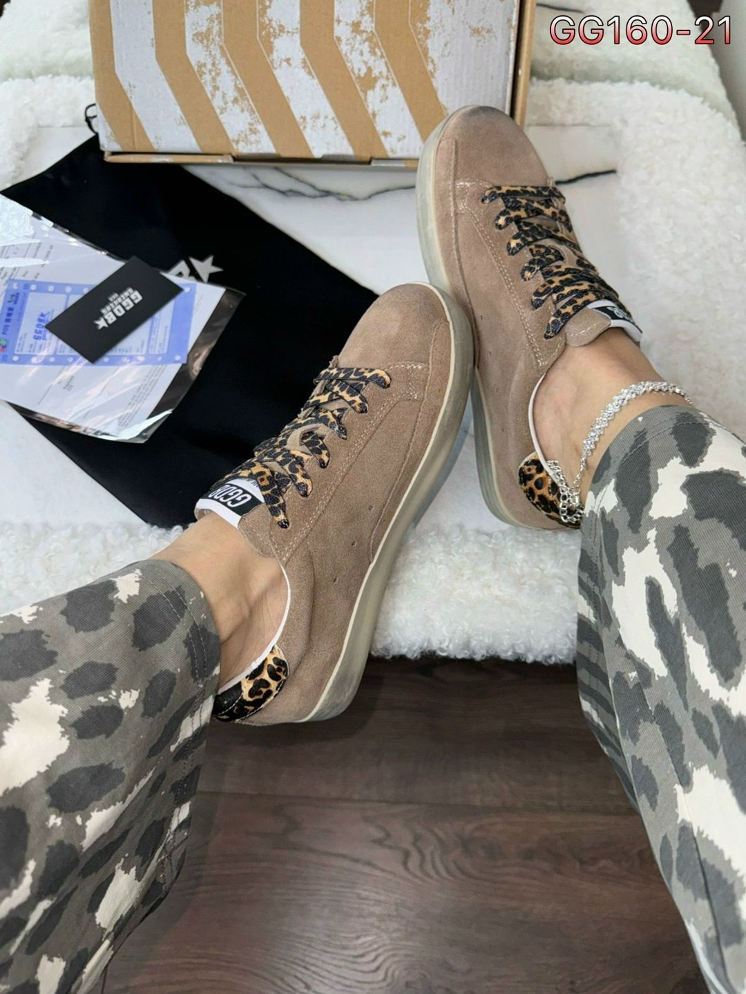 кроссовки golden goose,golden goose superstar,,кроссовки golden goose hi star из замши коричневый,golden goose super star