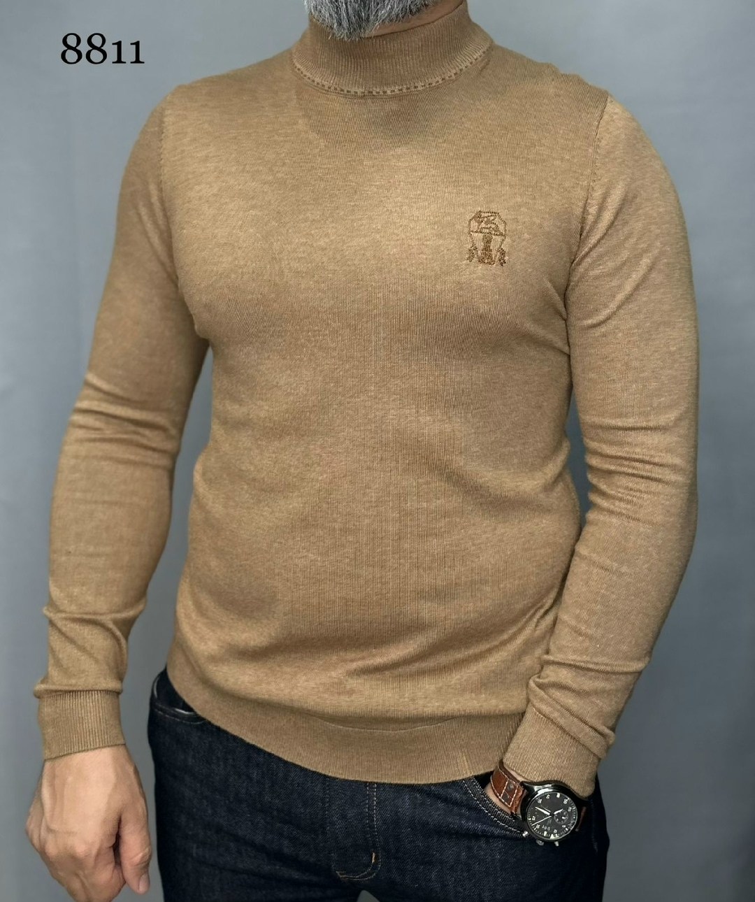 бежевый джемпер,,мужской свитер,толстовка рубашка,мужская кофта