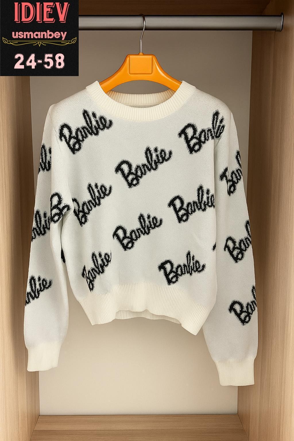 женский свитер,женская кофта,свитер кофта,свитер,свитер оверсайз вязаный barbie