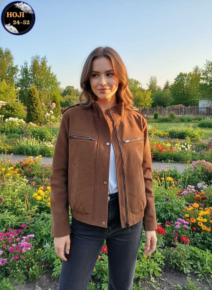 замшевая куртка,куртка женская,женская коричневая куртка,женский бомбер из замши,женская кожаная куртка