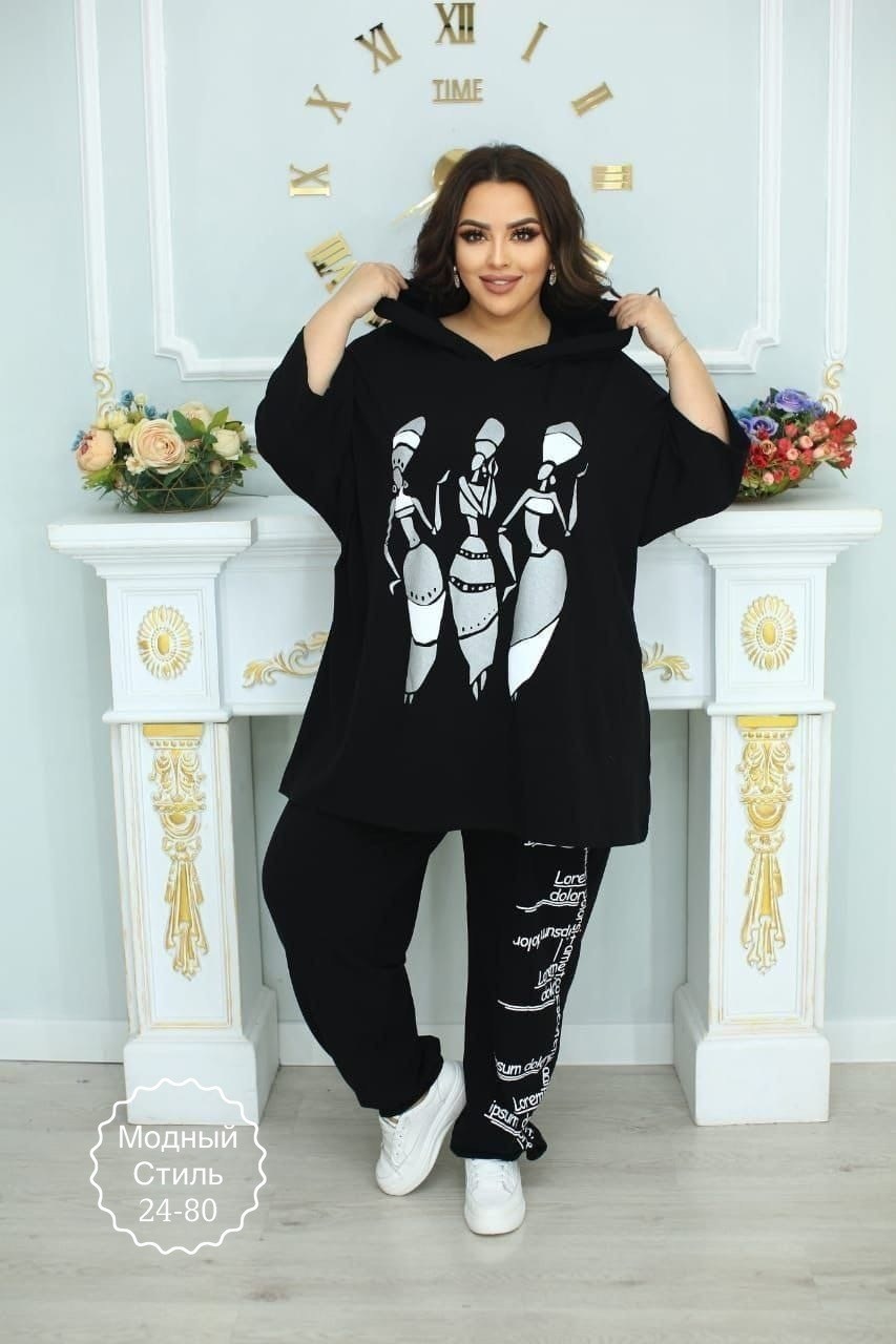 туника большие размеров,женская туника,костюм женский,комплект одежды,трикотажная туника