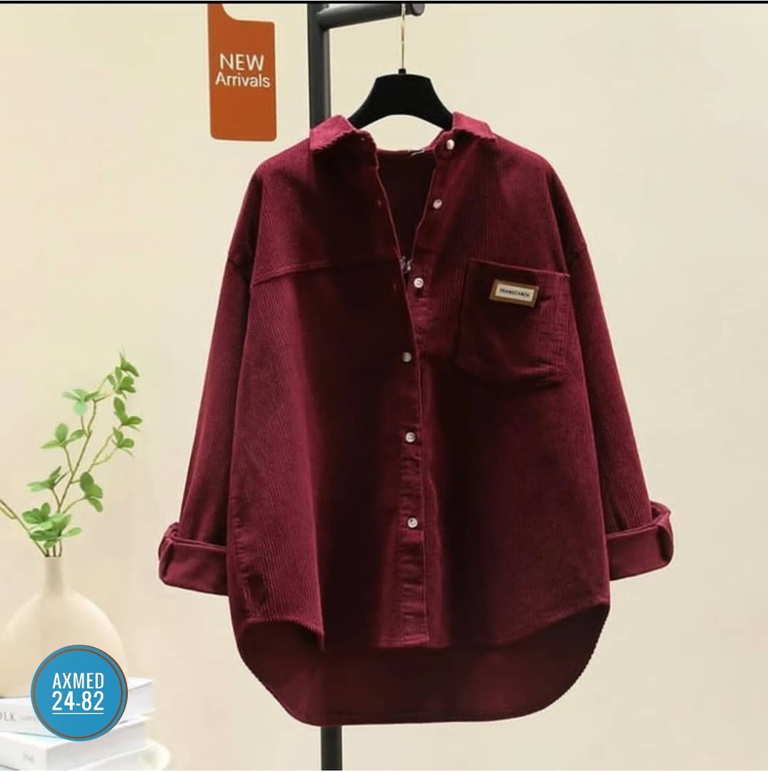 вельветовая рубашка свободного кроя,женская вельветовая рубашка с длинным рукавом,вельветовая женская рубашка,вельветовая рубашка,джинсовая рубашка женская 2026