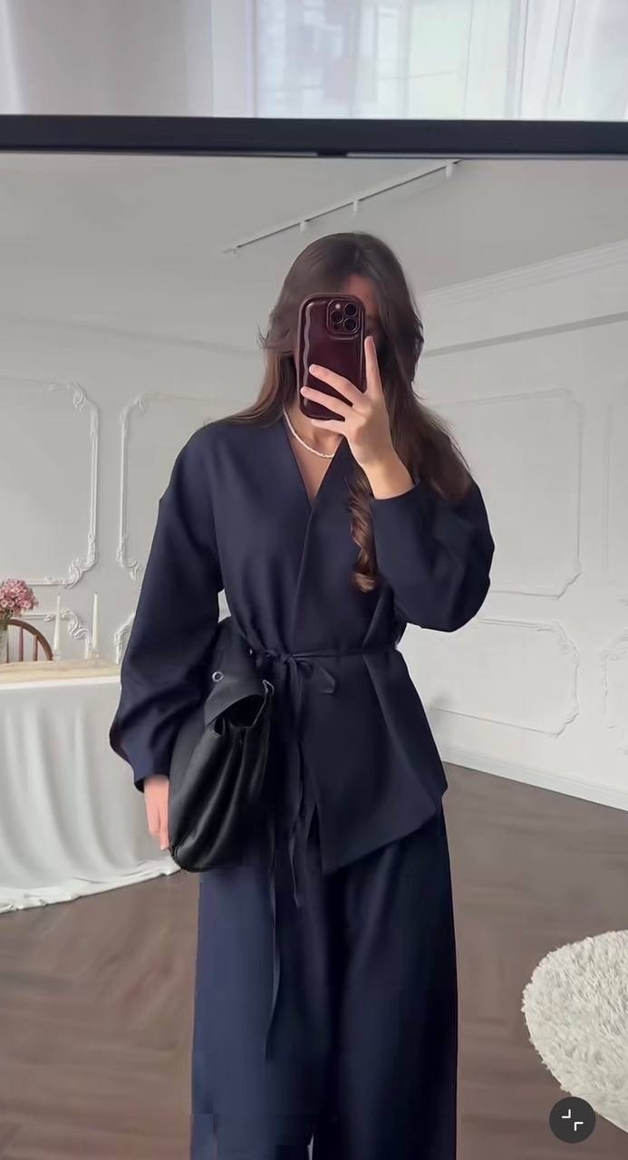 костюм брючный,женский костюм,костюм с кимоно,пижама кимоно и брюки домашний костюм mimi pajamas