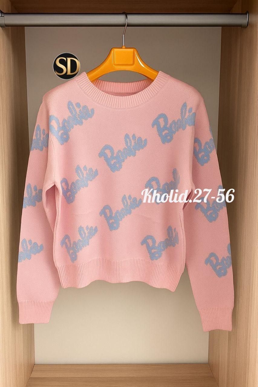кофта женская,свитер женский,свитер оверсайз вязаный barbie lucky fashion,свитер кофта,свитер оверсайз вязаный barbie