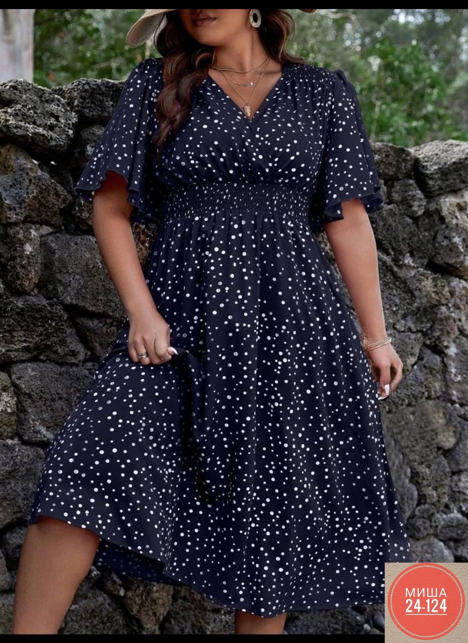 платья женские больших размеров,летнее женское платье,платья в горошек,летние платье,платья большие размеры