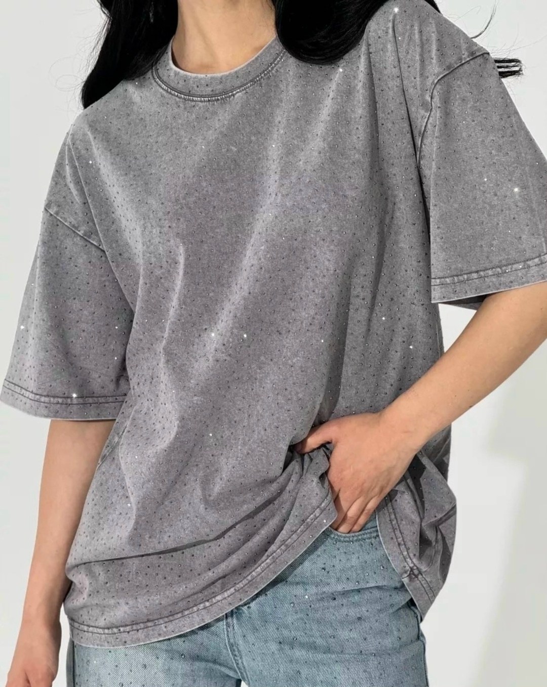 футболка варенка оверсайз,футболка женская варенка оверсайз,женская футболка оверсайз,футболка варенка оверсайз со стразами мальвуш,футболка оверсайз