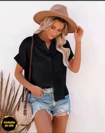 летняя хлопковая льняная рубашка для женщин с короткими рукавами,рубашка женская из хлопка,рубашка женская белая,рубашка женская повседневная,рубашка женская