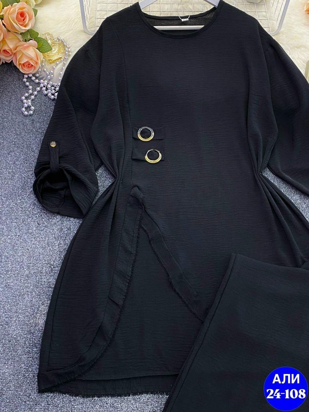 туника с брюками для женщин стильная,костюм двойка женский,женский костюм,костюм туника,длинная туника