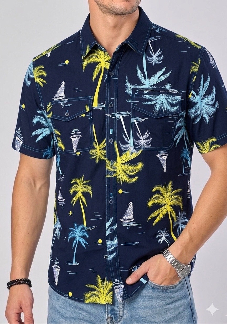 гавайская рубашка мужская,гавайская рубашка,гавайская рубашка с коротким рукавом пляжная летняя alberto ricci,рубашки гавайки мужские,hawaiian shirt