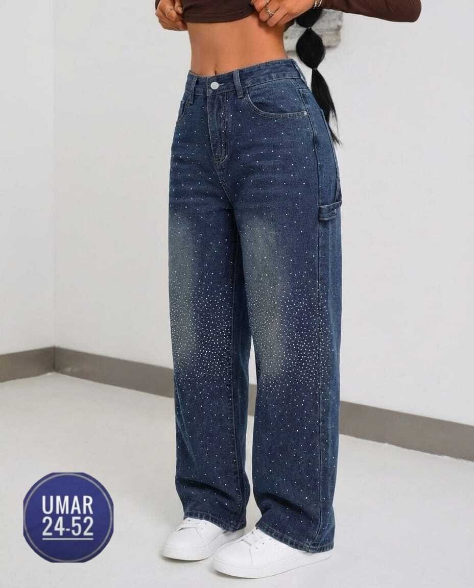 джинсы клеш со стразами h&a collection,женские джинсы со стразами,джинсы со стразами,джинсы широкие со стразами,джинсы прямые со стразами черные le o 222675248