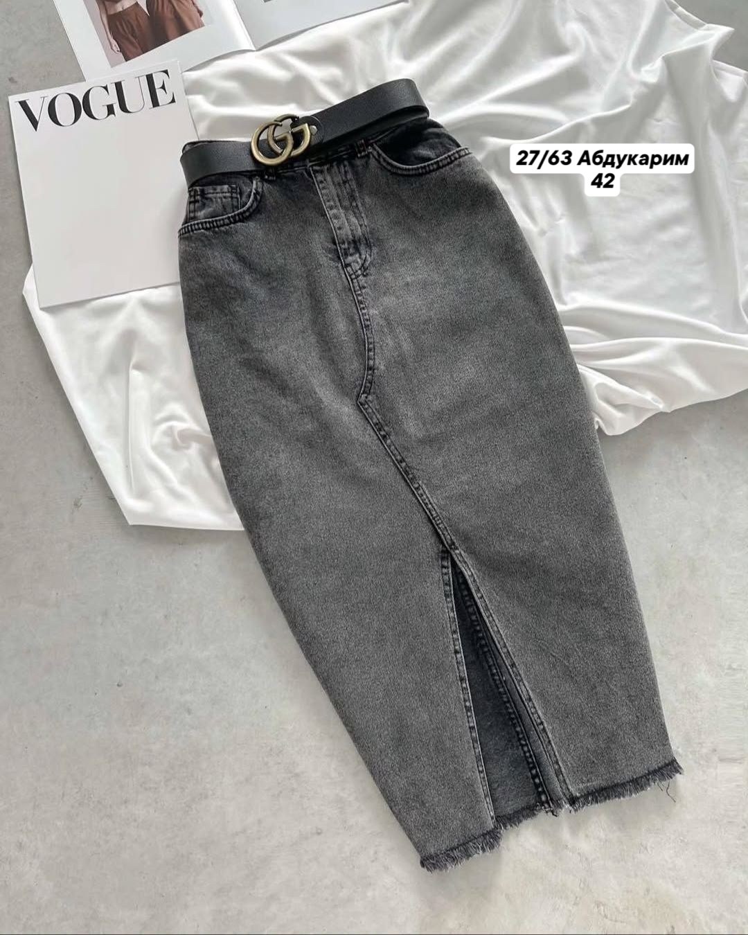 юбка люкс,юбка джинсовая миди с разрезом спереди,юбка джинсовая длинная,джинсовая юбка миди,джинсовая юбка