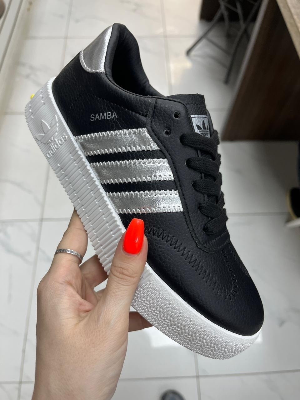 adidas originals низкие кроссовки 'samba' в черный,кроссовки adidas,кеды мужские adidas samba xlg core black/carbon,,кроссовки женскиe