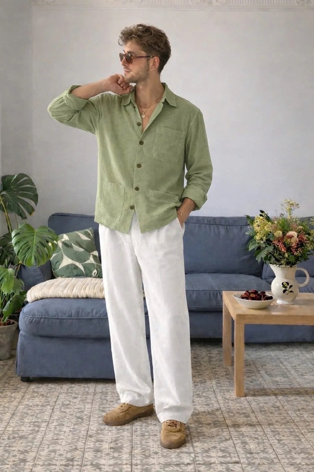 повседневные брюки,мужские брюки,широкие брюки,летний костюм льняной с брюками и рубашкой,мужская мода