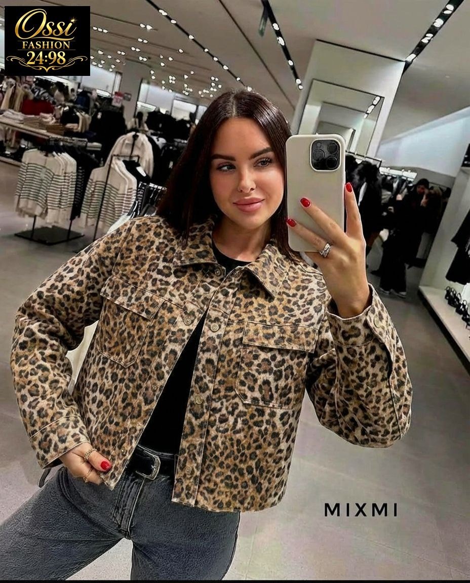 женская джинсовая куртка с леопардовым принтом,джинсовая куртка с леопардовым принтом,леопардовая куртка,куртка модная,леопардовая джинсовка