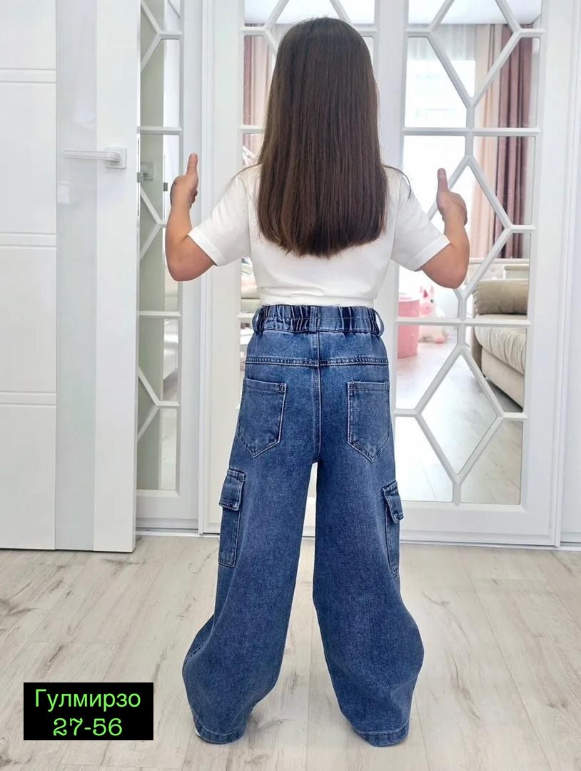 джинсы карго широкие подростковые mili bo_wear,модные джинсы,джинсы для девочек,джинсы широкие,джинсы к школе
