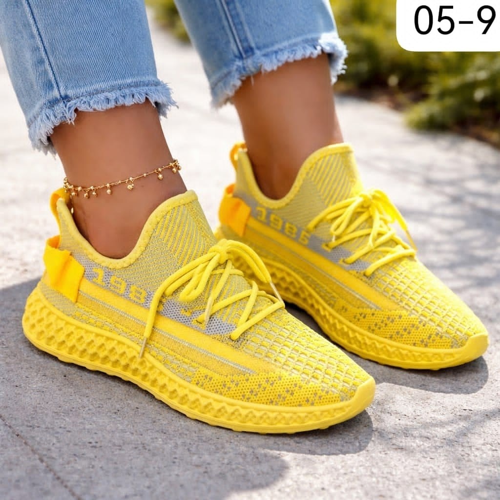 ,кроссовки женскиe,желтые кроссовки,летние кроссовки,текстильные кроссовки женские летние