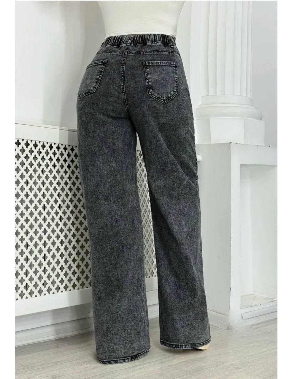 джинсы клеш с высокой посадкой палаццо широкие стрейч foxjeans 93635770,джинсы женские прямые,гросс джинс женские джинсы,женские джинсы,джинсы широкие женские