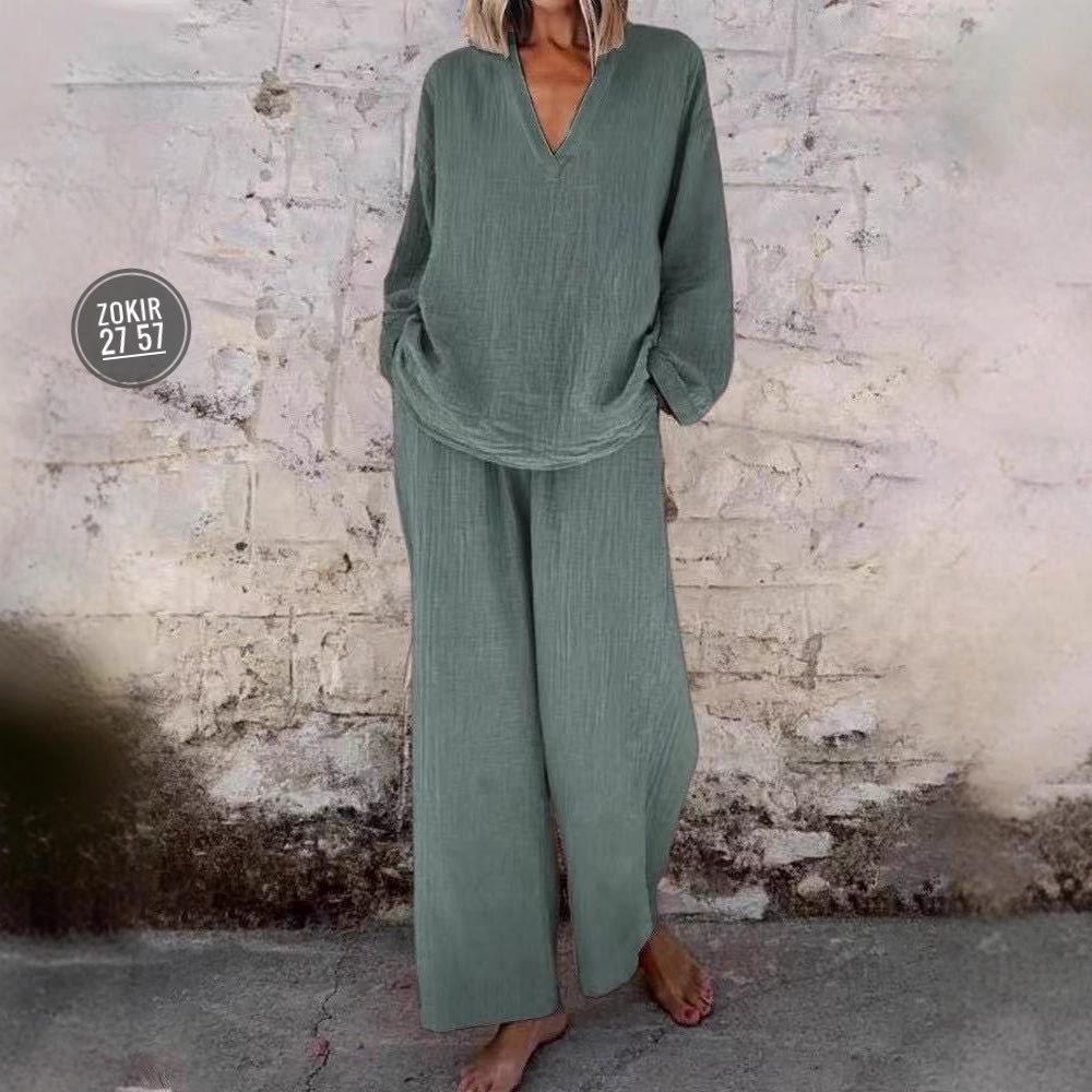 брючный костюм повседневный,брюки широкого кроя,пижама для женщин,костюм с брюками,домашние костюмы