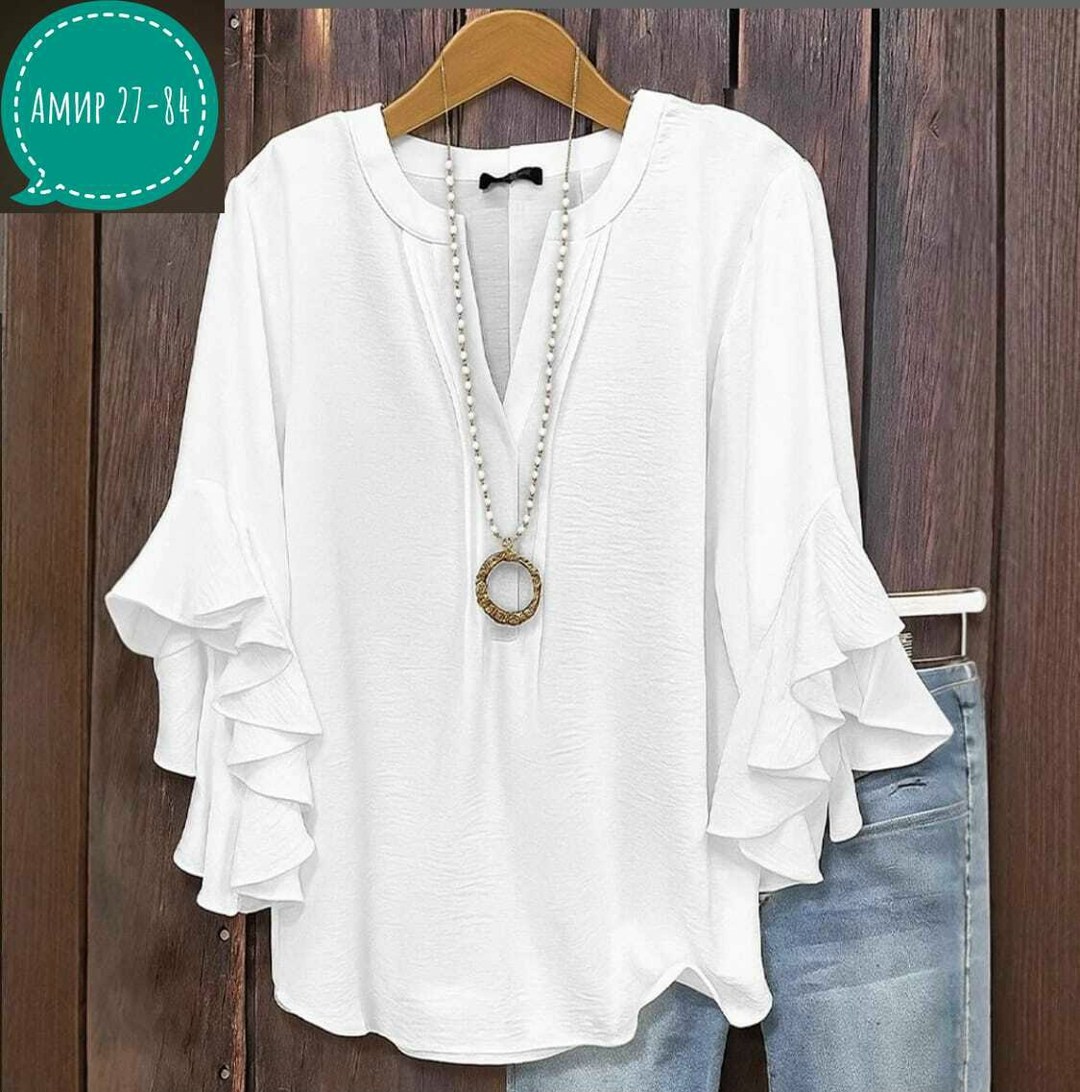 шифоновая блузка,женская блузка с рюшами,элегантная блузка,женская блузка,блузка с оборками