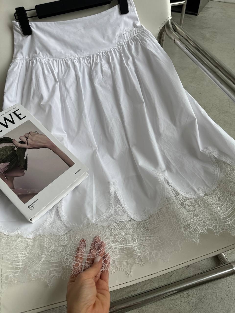юбка с оборками,юбка белая,юбка,юбка кружевная,юбка с гипюром