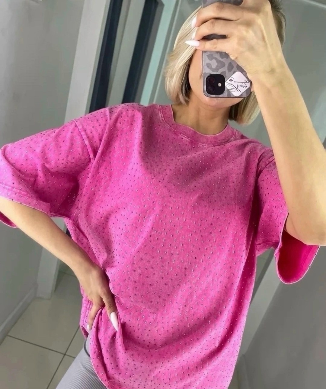 футболка варенка оверсайз,футболка женская варенка оверсайз,женская футболка оверсайз,футболка варенка оверсайз со стразами мальвуш,футболка оверсайз