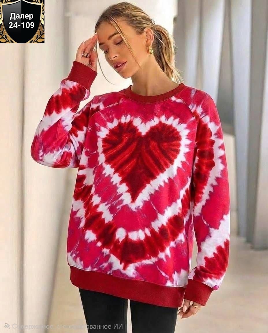 свитшот женский,розовый свитшот,розовая кофта с сердечками,свитшот женский с принтом,свитшот с принтом