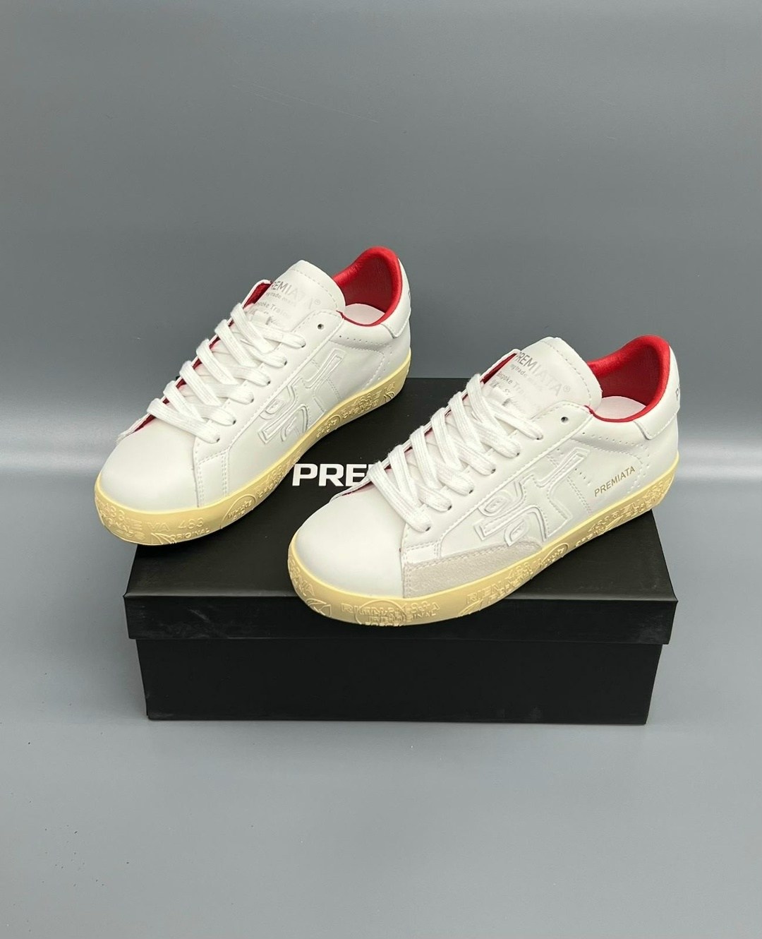 кроссовки premiata,кроссовки мужские premiata,кожаные низкие кеды steve premiata,кеды premiata,белые мужские кеды premiata