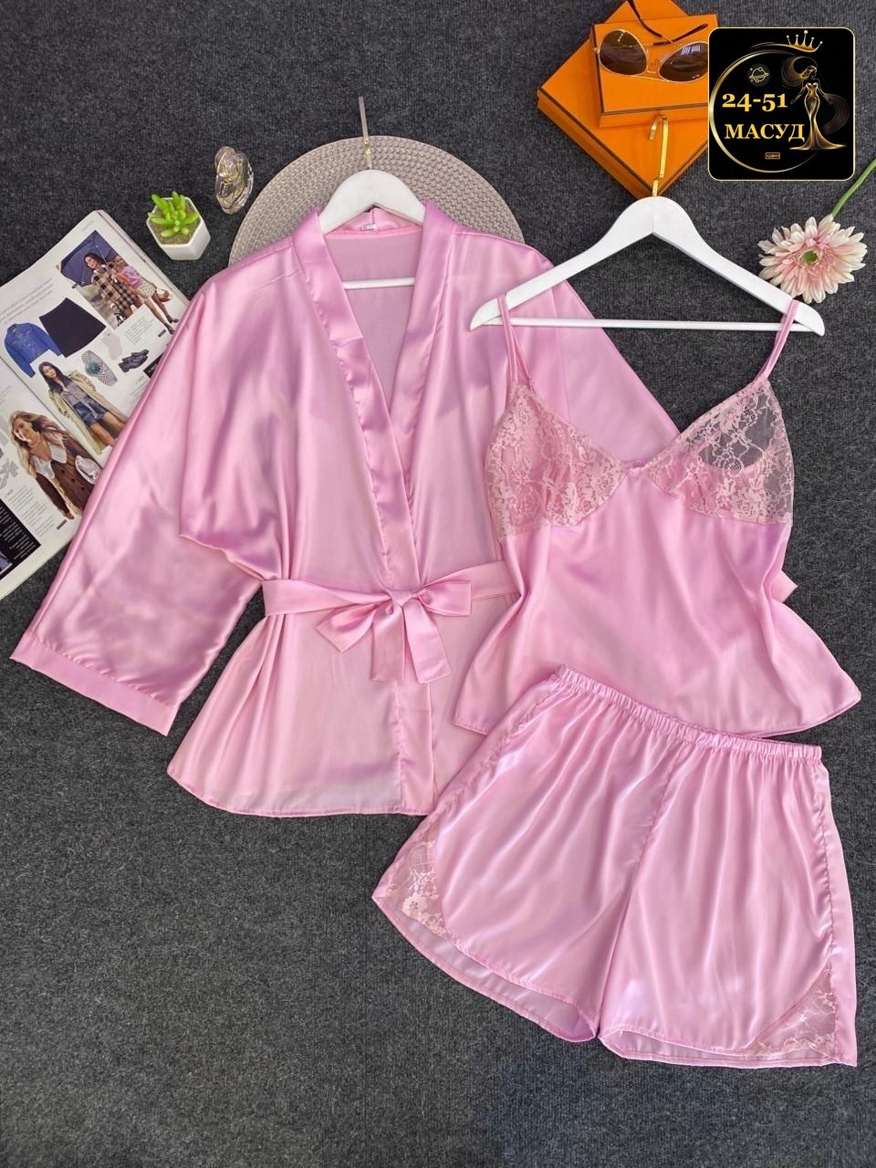 женские пижамные комплекты,пижама халат,пижама женская атласная,женская пижама,шелковый женский халат