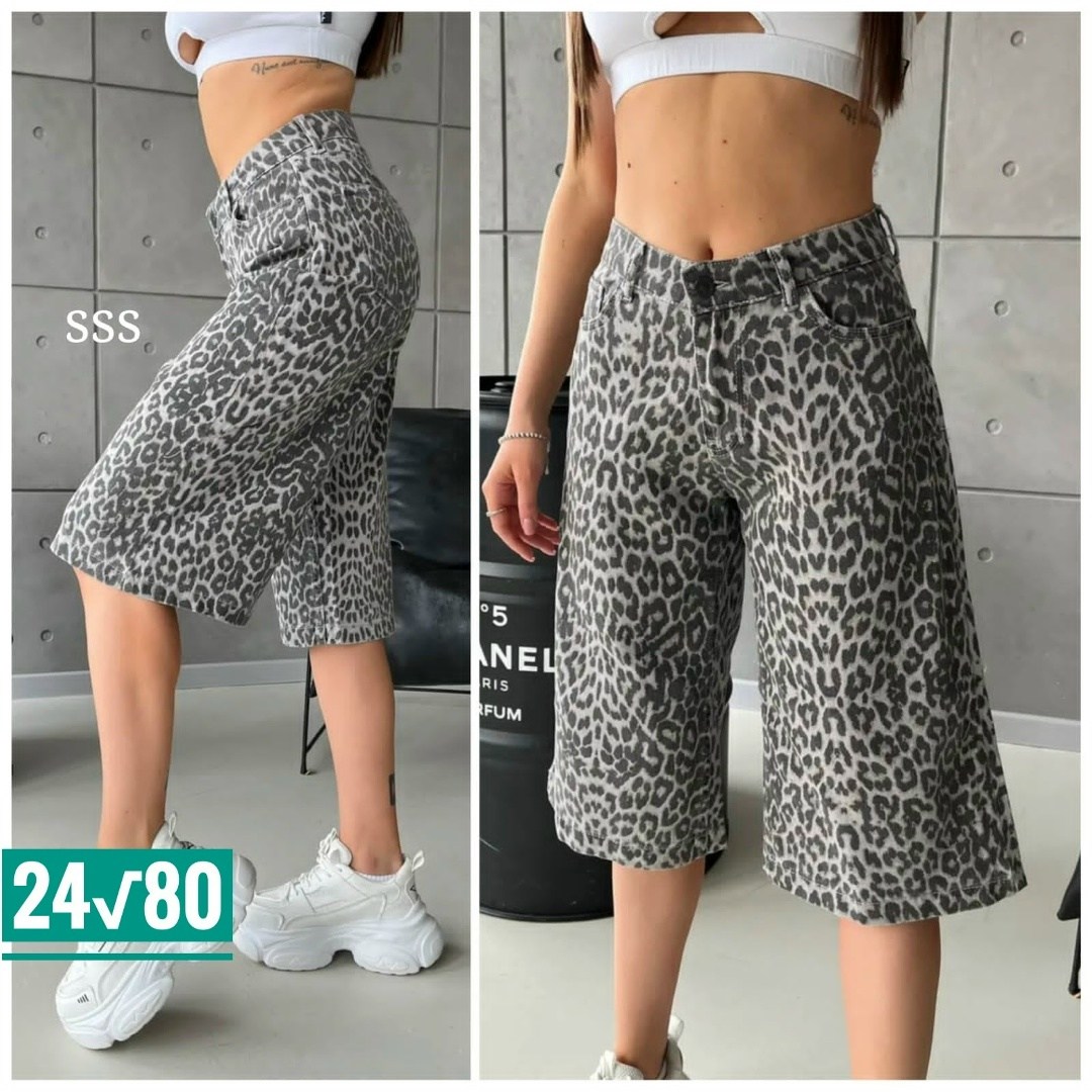 шорты бермуды джинсовые леопардовые широкие y2k,шорты женские с,шорты бермуды джинсовые леопардовые широкие y2k mel`s,шорты бермуды,джинсовые шорты бермуды удлиненные леопардовые