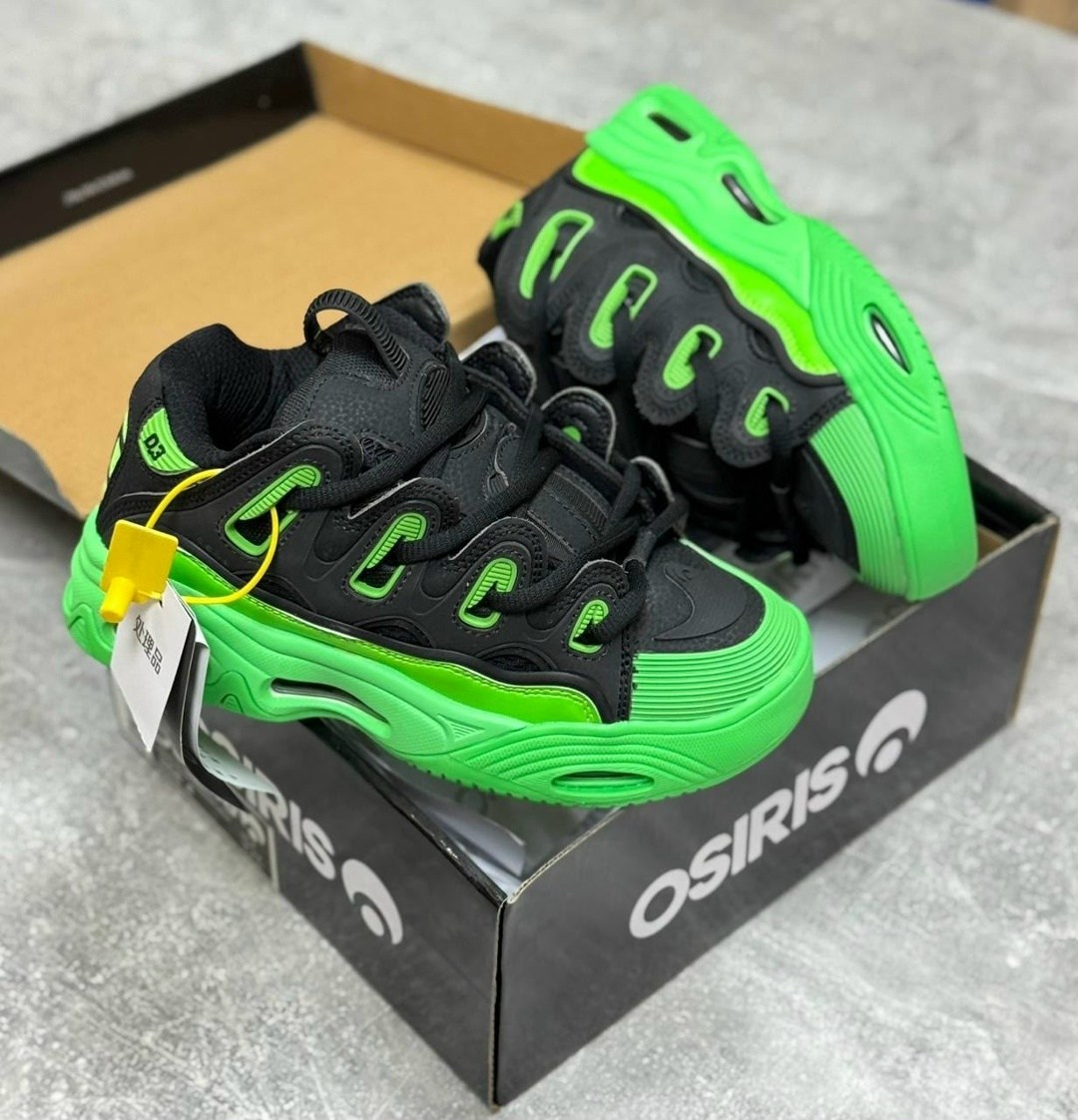 osiris d3 og,osiris d3 2001 black,кроссовки osiris,osiris d3 2001 black green,кроссовки osiris d 3
