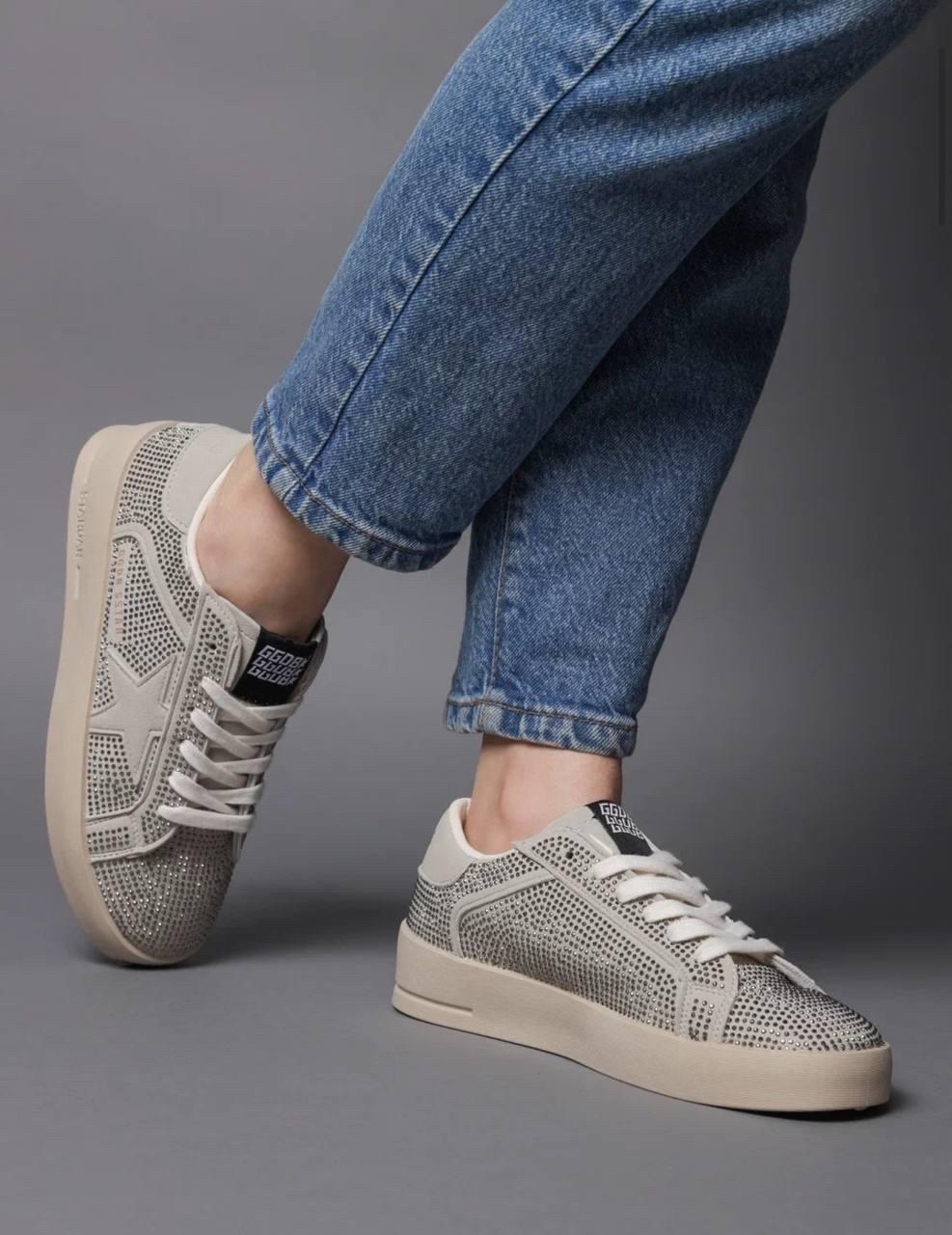 ,стильные женские кроссовки,кроссовки golden goose с пайетками,женская ,кроссовки кеды