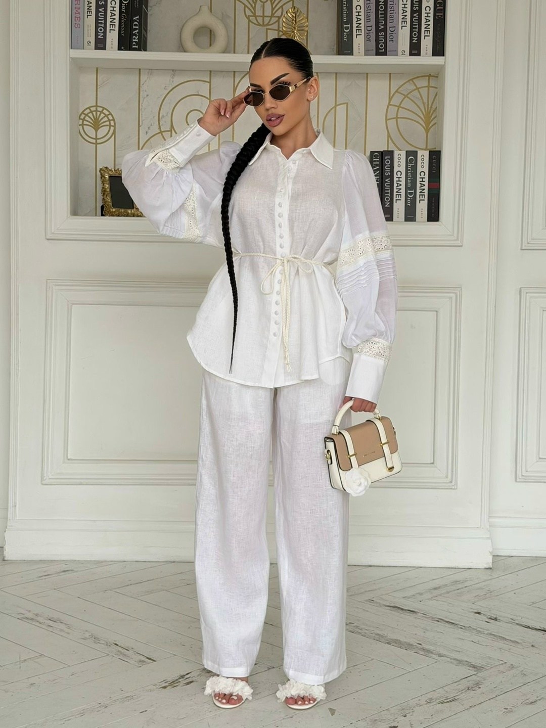 брючный костюм,стильные костюмы,костюм с брюками,костюм белый,женские костюмы