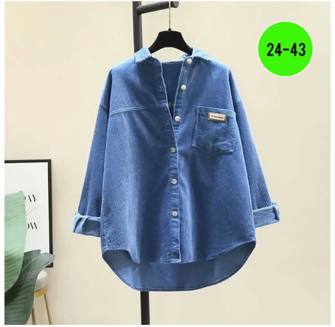 женская вельветовая рубашка с длинным рукавом,вельветовая рубашка свободного кроя,вельветовая женская рубашка,рубашка женская повседневная,рубашка джинсовая женская